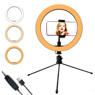 Youtuber Video için Kısılabilir 6.3 İnç Selfie Led Daire Işık Standı